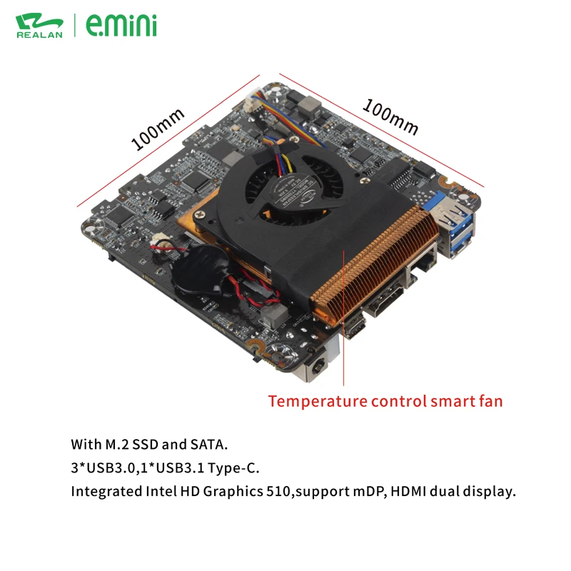 Умный дом дешевый портативный Windows Pentium 4405U двухъядерный мини настольный ПК компьютер