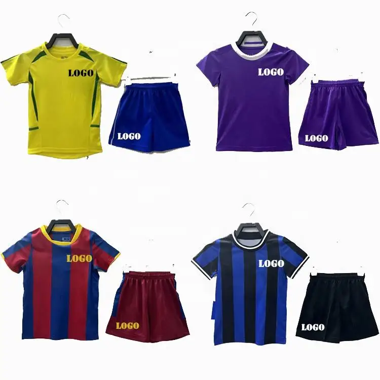 Custom Name Thailand Quality Man Design Classic Vintage Football Jerseys Kids United Retro Soccer Uniform