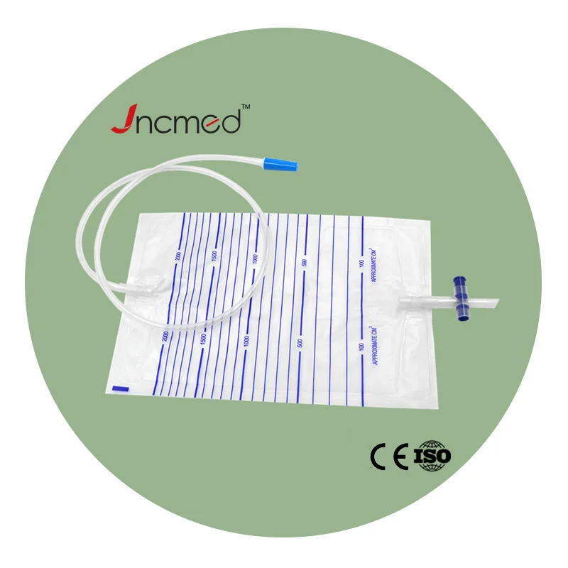 JCMED  Disposable Transparent Economy Urinary Urine Drainage Collection Bag