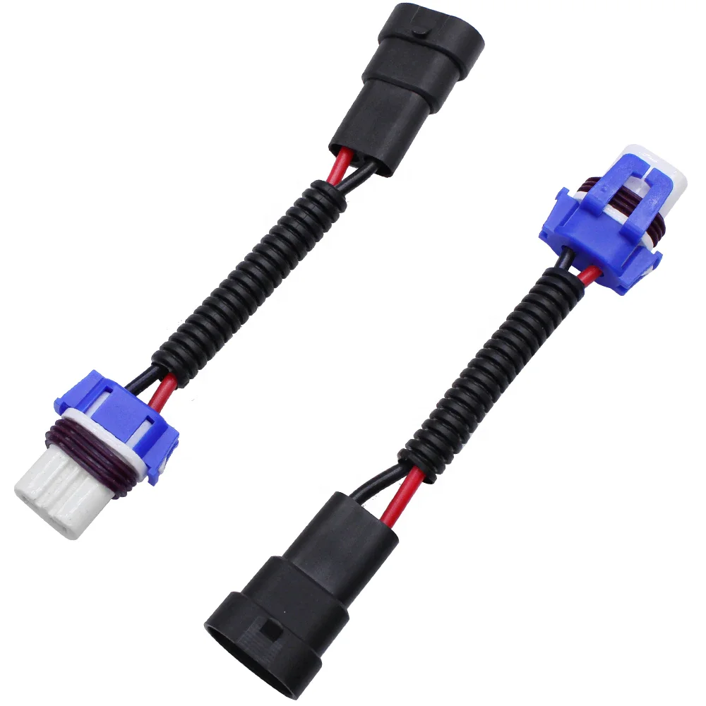 9005 HB3 To 9006 HB4 Socket Pigtail Wiring Harness Wire Connector For Headlights or Fog Lights