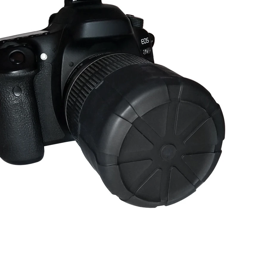 Custom 52mm Center Pinch Dslr Camera Lens Cap Reusable Silicone Action Camera Lens Cover