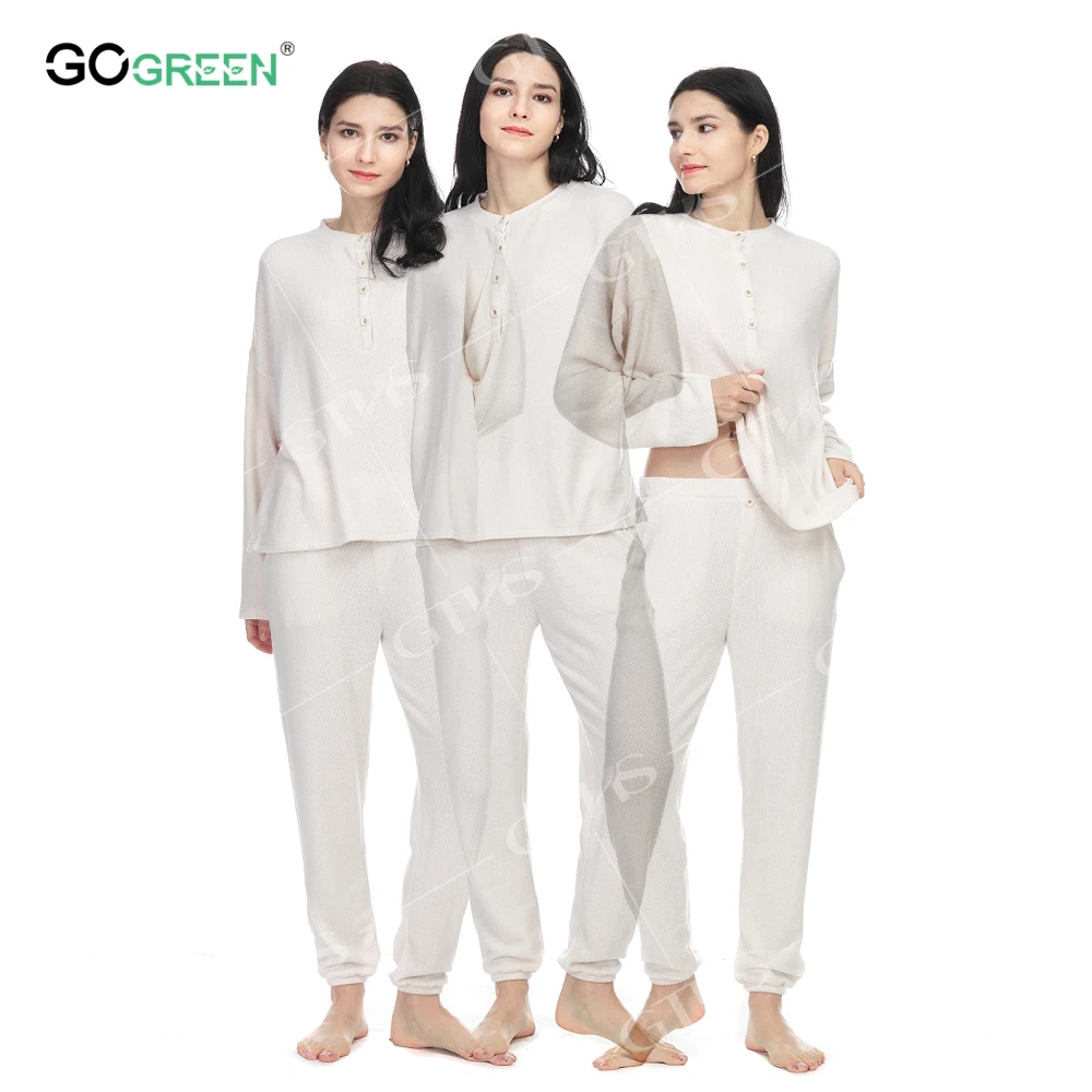 Hot Sale Plus Size Long Sleeve Homewear Fleece Pajama Set