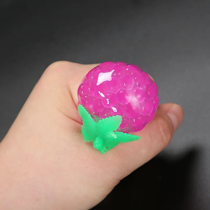 Оптовая продажа на заказ Kawaii водные бисеры гель мягкими Непоседа мяч фрукта ананаса резиновые игрушки для детей и взрослых под давлением игрушка снятия стресса