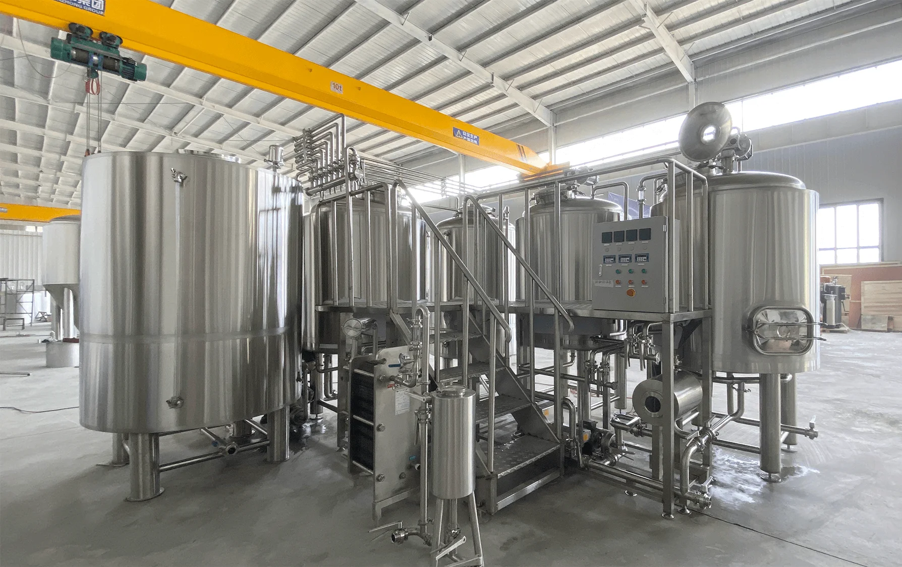 2000l 4 Vessel Beer Brewery Equipment Brewing Beer