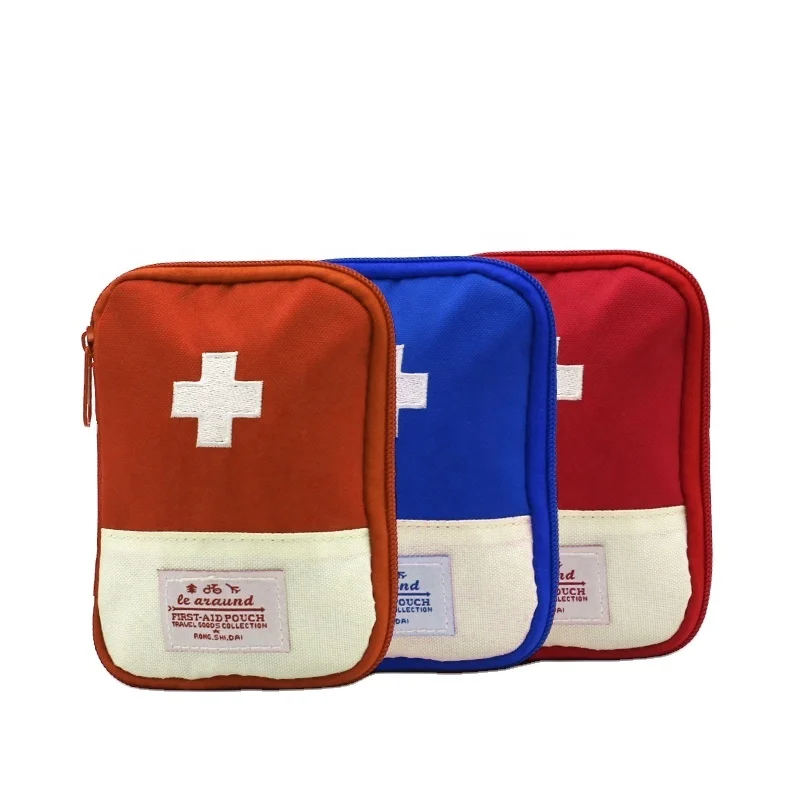 Custom Logo First Aid Kit Set ISO Approved waterproof home travel medicine bag mini first aid kit