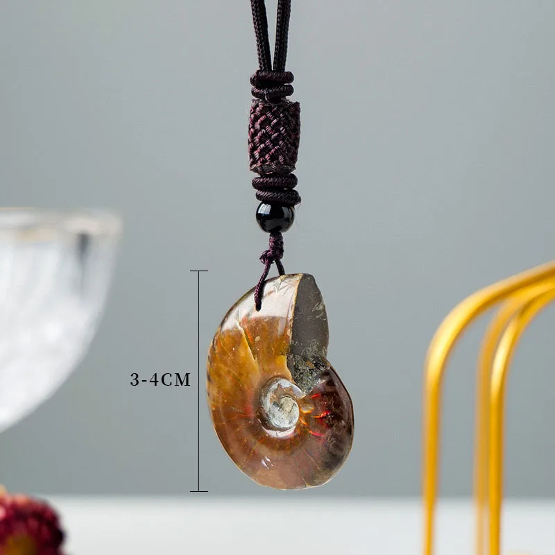Wholesale Natural Ammonite Pendant for Gift