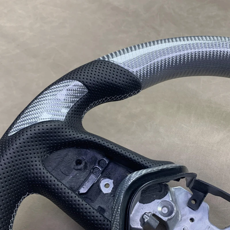 Carbon Fiber Steering Wheel LED Display Leather Alcantara For Infiniti Q50 Q60 QX50 QX30 Q50L EX QX70 FX Q70L Customized