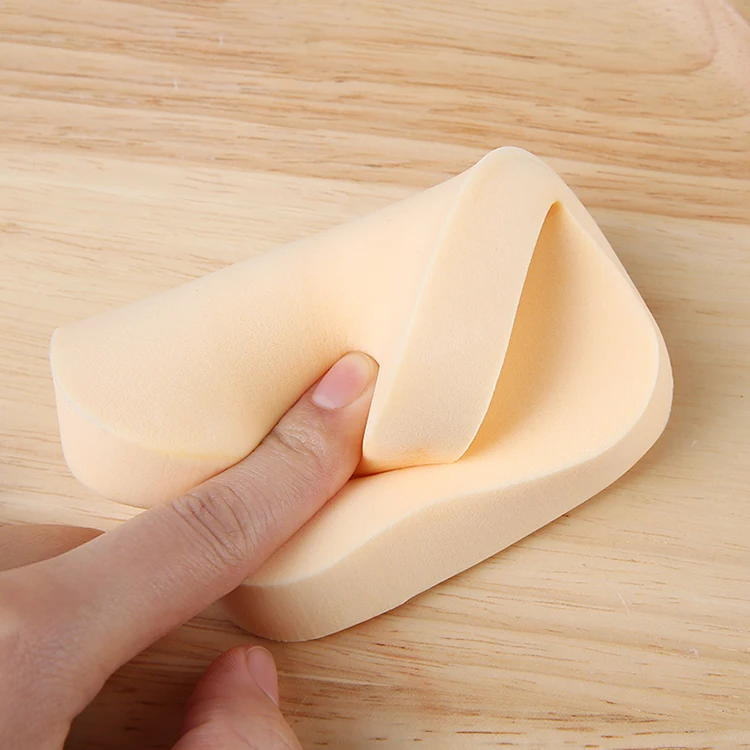 Reusable 2pcs soft square face wash powder puff facial washing puff sponges make up remover facial cleaning puff Z310
