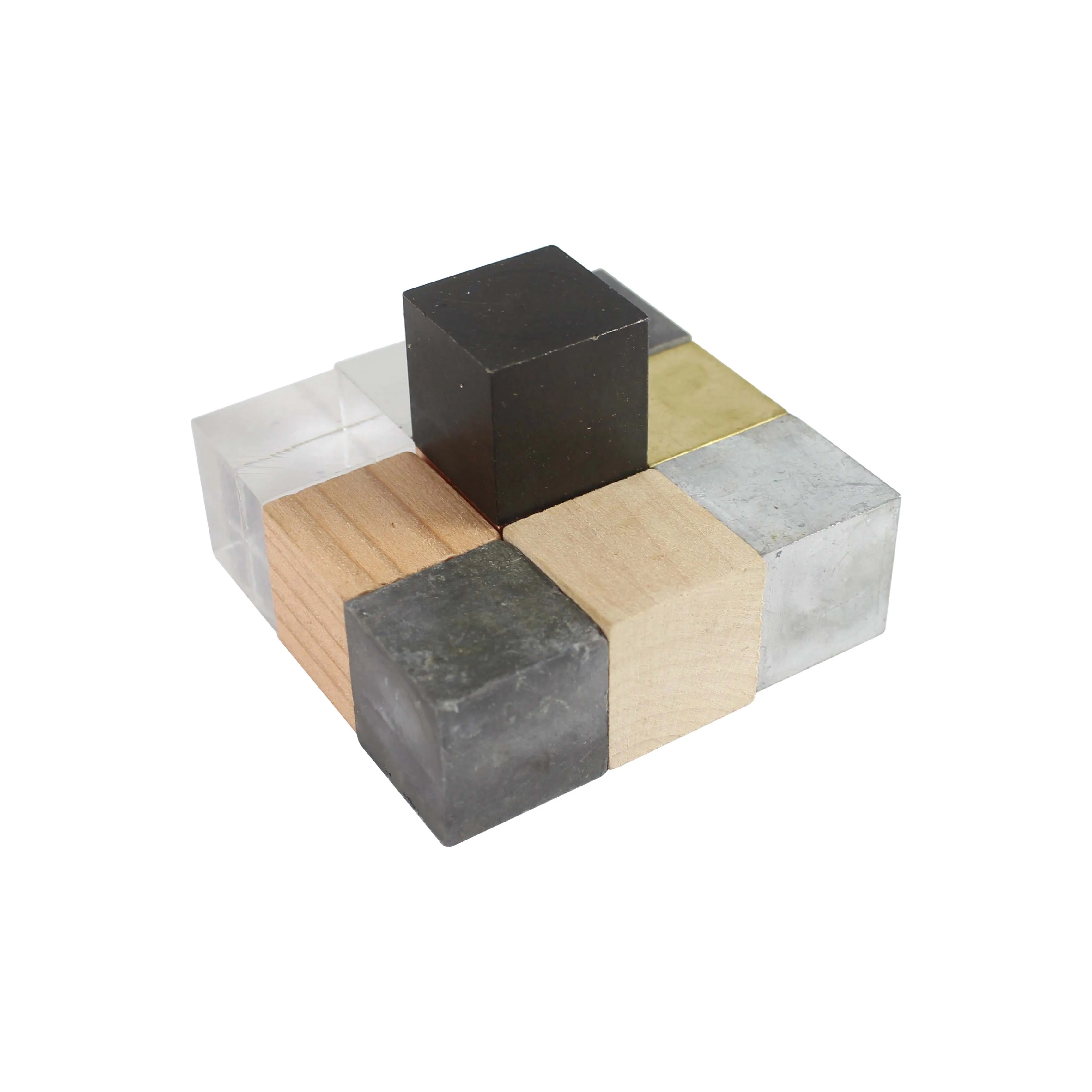 10 density cubes set for school students educational use