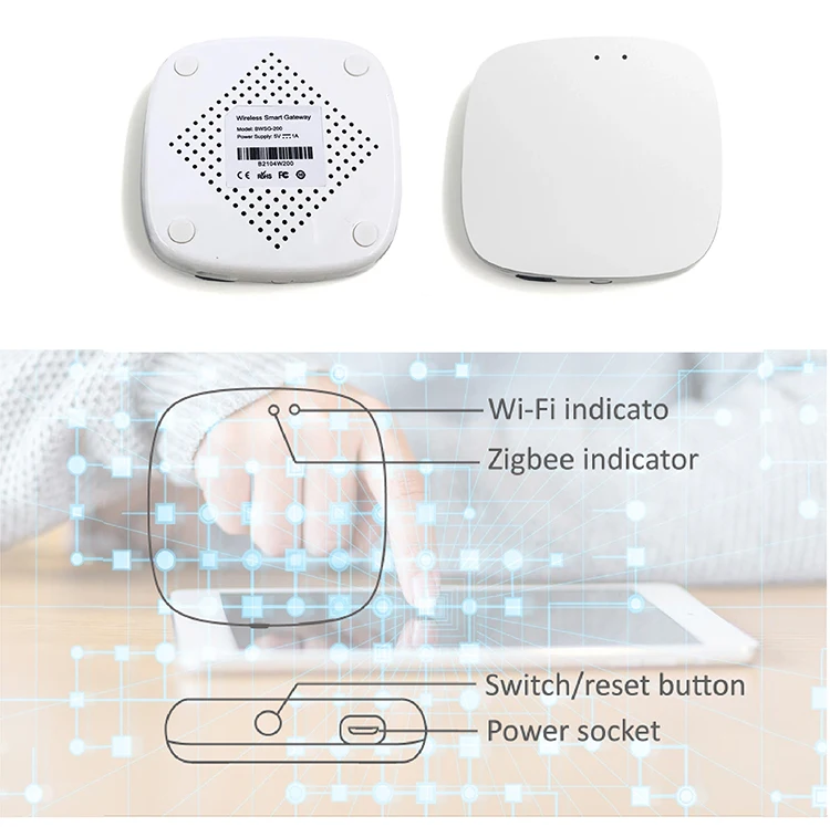 Beca BWSG-200 Dusun Smart Hub Zigbee Ble Zwave Wifi Lte-m Hub Develop Firmware Iot Gateway