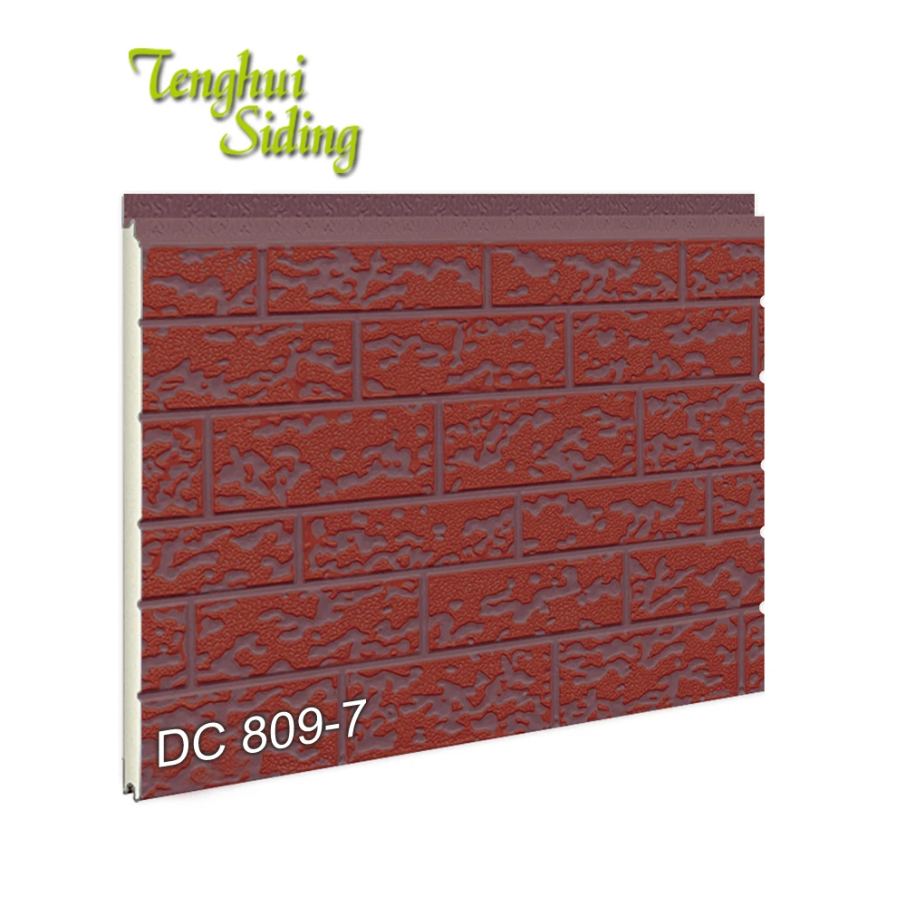 High Quality Metal Siding Panel Exterior Wall Sandwich Panels for Decorative Exterior