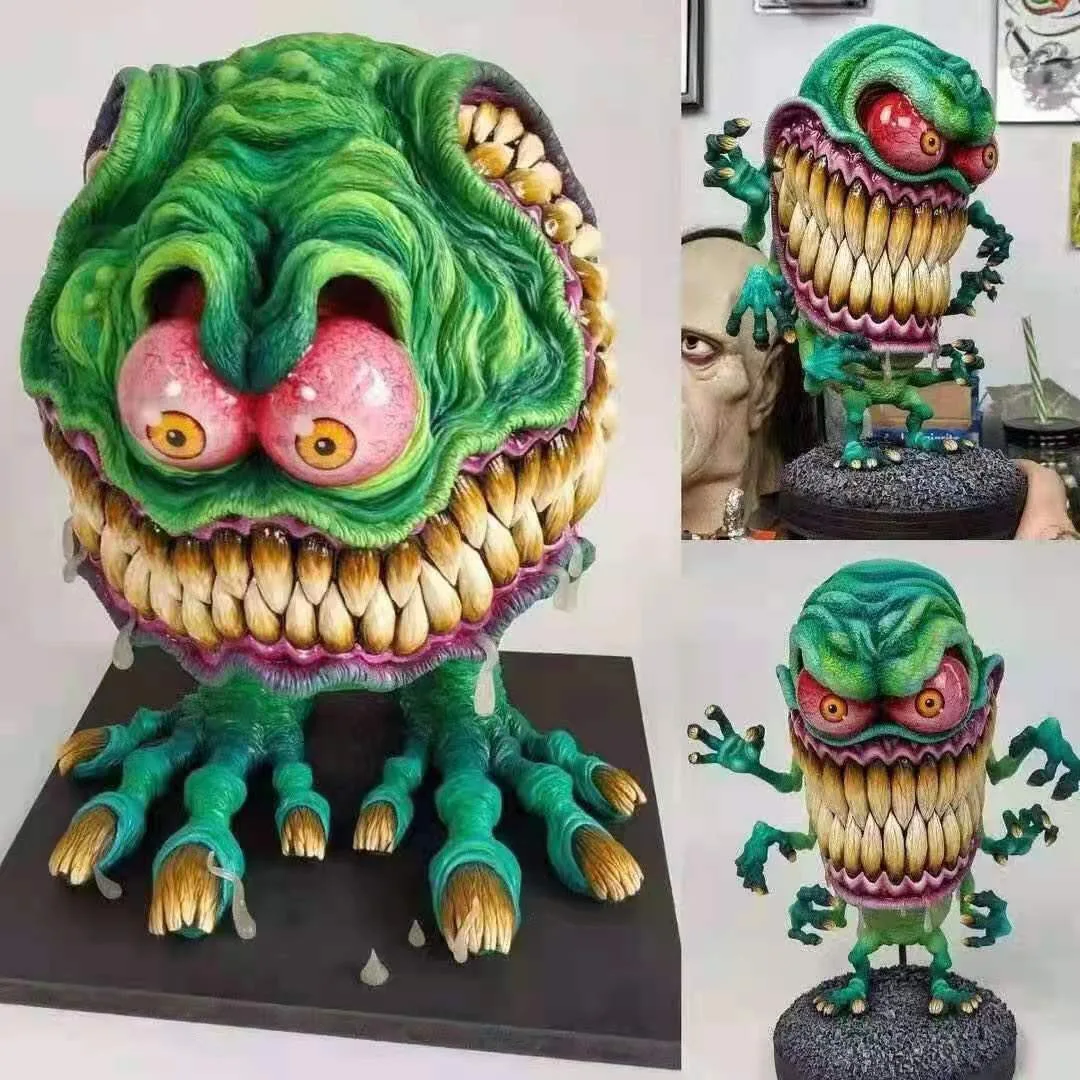 Hot Trend Toy Car Shake Heed Doll Fink Car Toys Repairer 15cm Rat Locomotive Culture Symbol Old School Resin Birthday Car Gifts