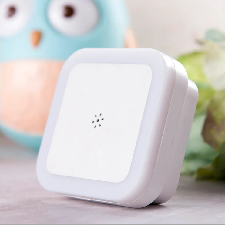 YJN5011 управление ночник квадратный Пользовательский логотип спальня/стены/Прихожая/туалет Led небольшой ночник 2019