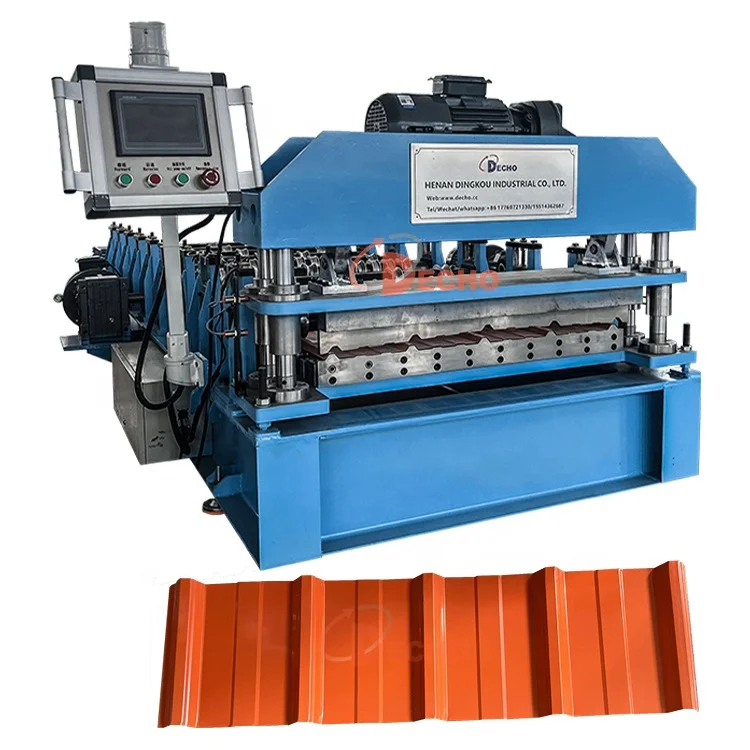 Customized single layer tile press fully automatic TR5 single layer tile press roof tile forming machine