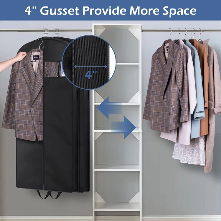 Многоразовые складные сумки для одежды, костюмов, индивидуальные экологически чистые сумки для одежды