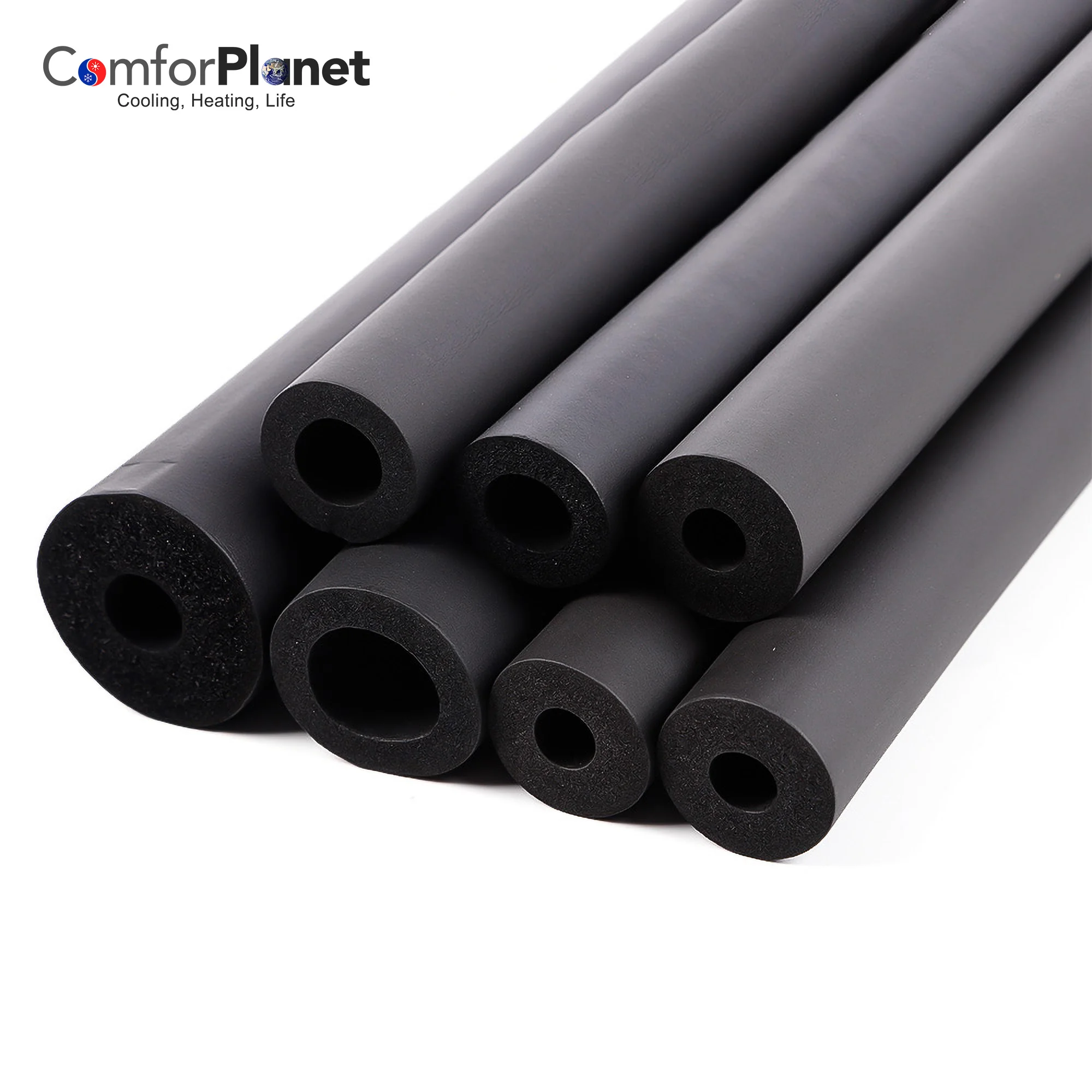 HVAC factory price Air conditioning Insulation Pipe Insulation Tube Pipe Insulation Rubber Pipe