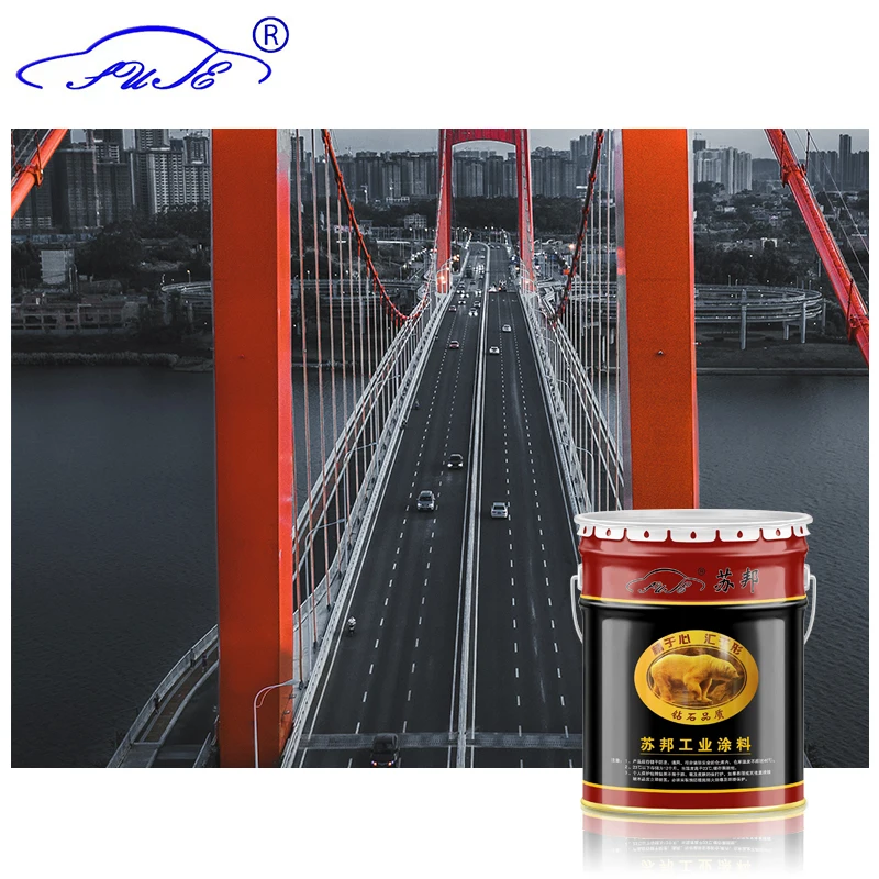 Factory Direct Supply Epoxy Mica Iron Oxide Intermediate Paint for steel products