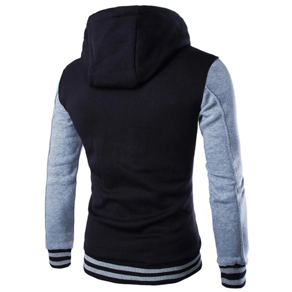 Custom Hooded Letterman Jacket Man Fleece Baseball Jackets Wholesale Blank University Varsity Jacket Men Chamarras Para Hombre