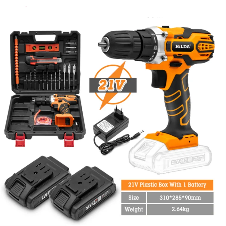 
Multi-functional Waterproof 16.8V Screwdriver Lithium Battery Cordless Electric Impact Wood Drill Set Power Drills 