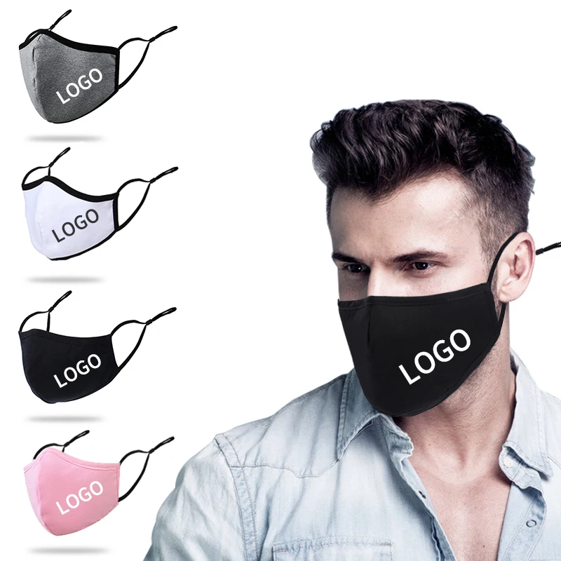 
Custom Design Print Reusable Cotton Sublimation Blank Face Mask Pollution Mask 