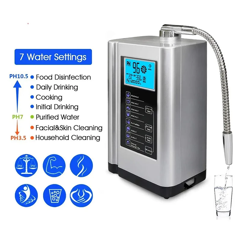 Household new upgrade stainless steel drink water filter alkaline water purifier machine