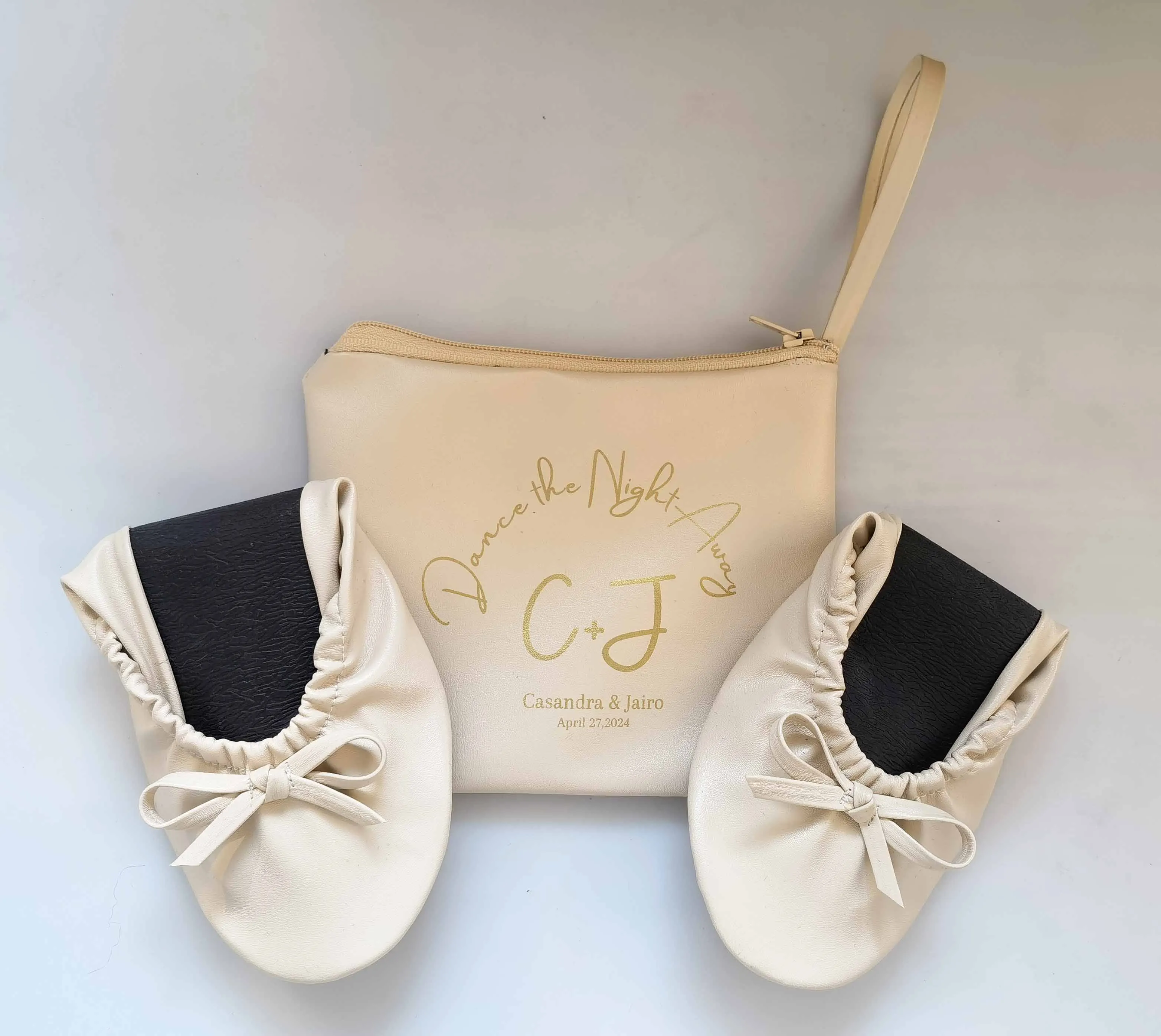 Foldable Flats and Travel Pouch - Travel Slipper Hot sale ballerina shoes new design ballet slippers