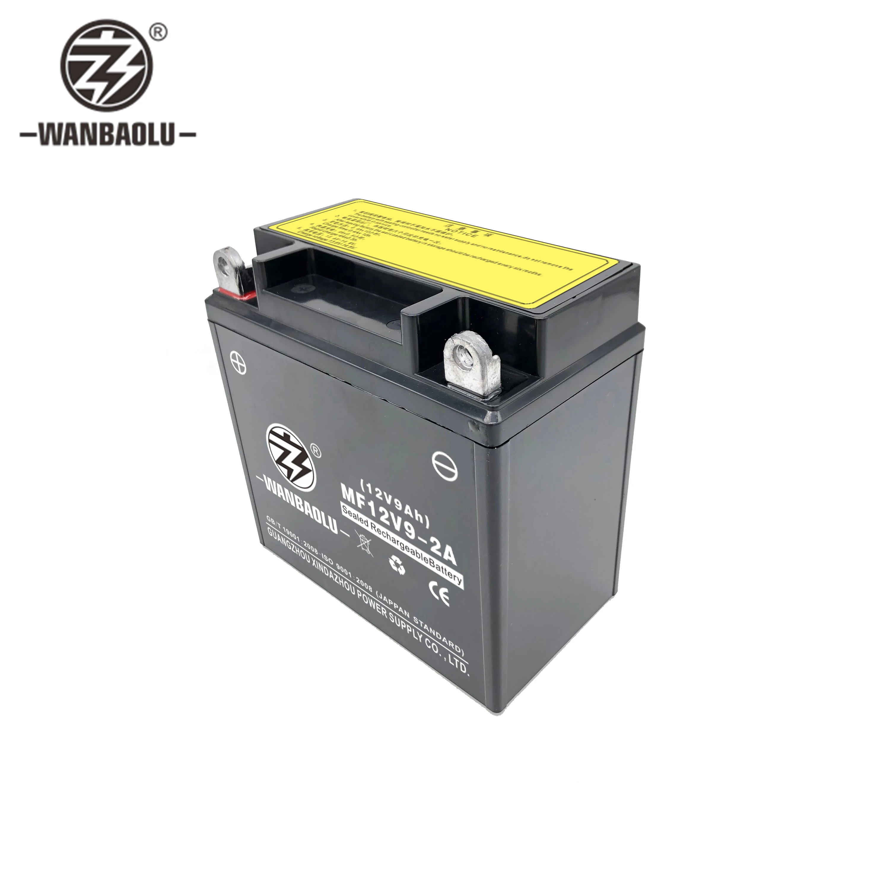 
high quality 12V9AH lead acid batteries Suitable for Motorcycle 