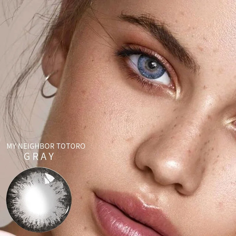 
taoqihou with Power Degree Color Contact Lenses Long cat/First sight/Baroque/Panshen Colored Contact Lenses for eyes 