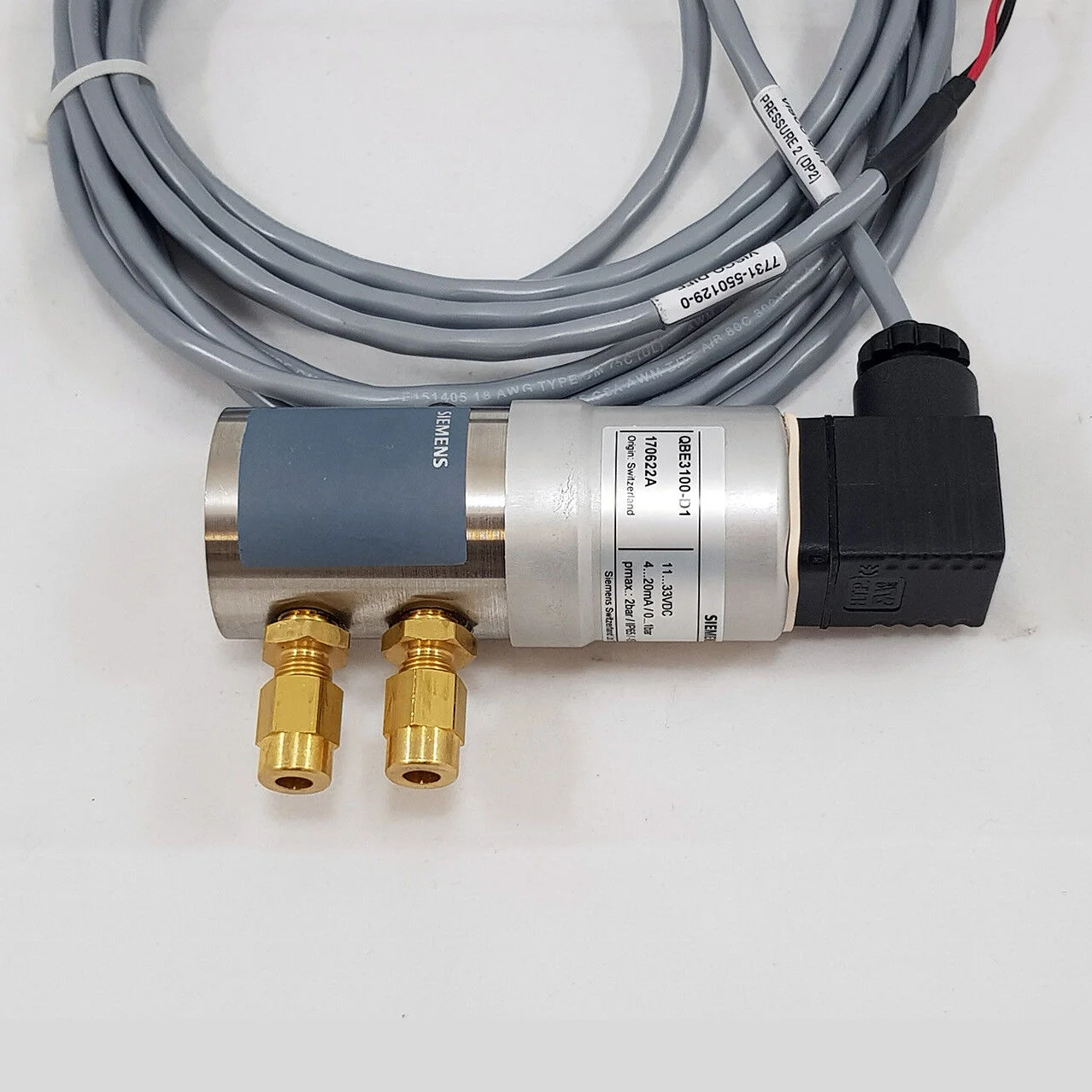 Original Siemens Differential pressure sensor QBE3100-D10 for liquids and gase QBE3100-D6 Controller QBE3100-D1 QBE3100 Series
