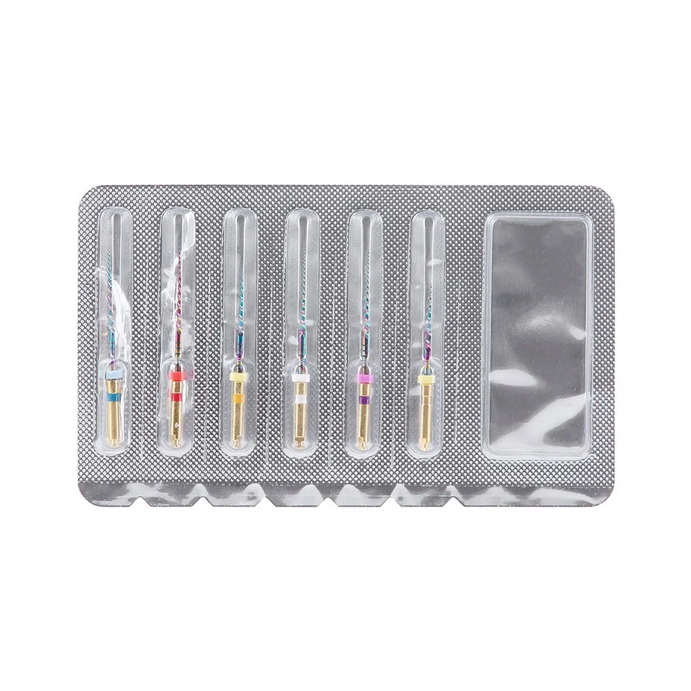 Hot Selling 25mm Length Heat Activated Niti Engine Use Rainbow Dental Rotary Files