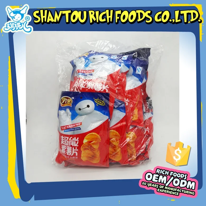 Super hot potato chip plastic bag potato chip bag