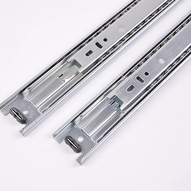 SUS304/SUS201stainless steel fgv drawer runnerSS telescopic channel  drawer slides ball bearing slide