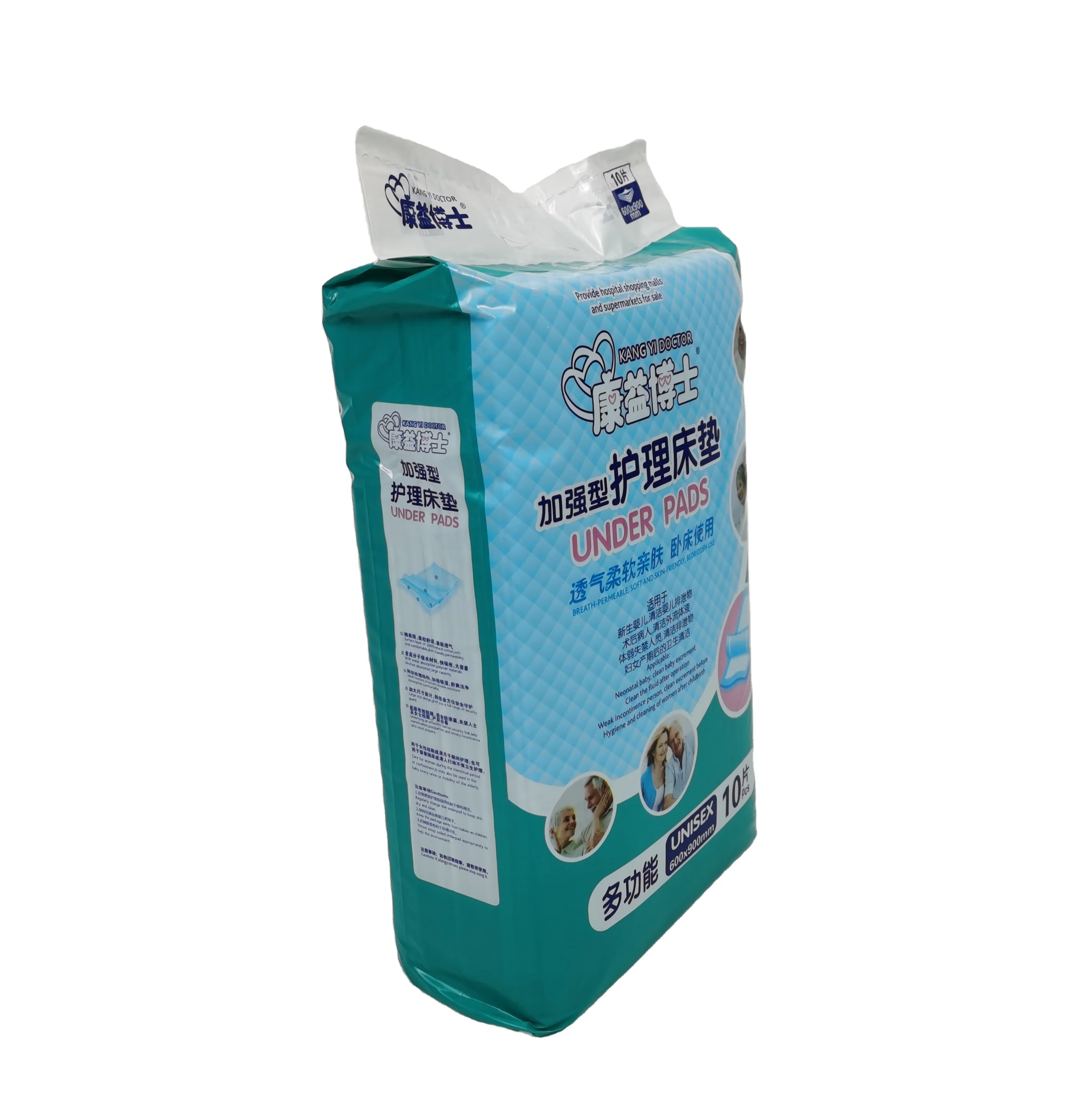 KANG YI DOCTOR 60 x 90 Enhanced under pad sheet, manufacturer disposable waterproof pet underpad