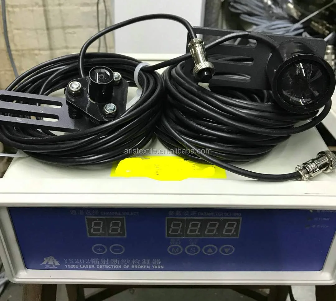 YS202 Air blowing laser detection stop motion device for Karl mayer warp knitting machine