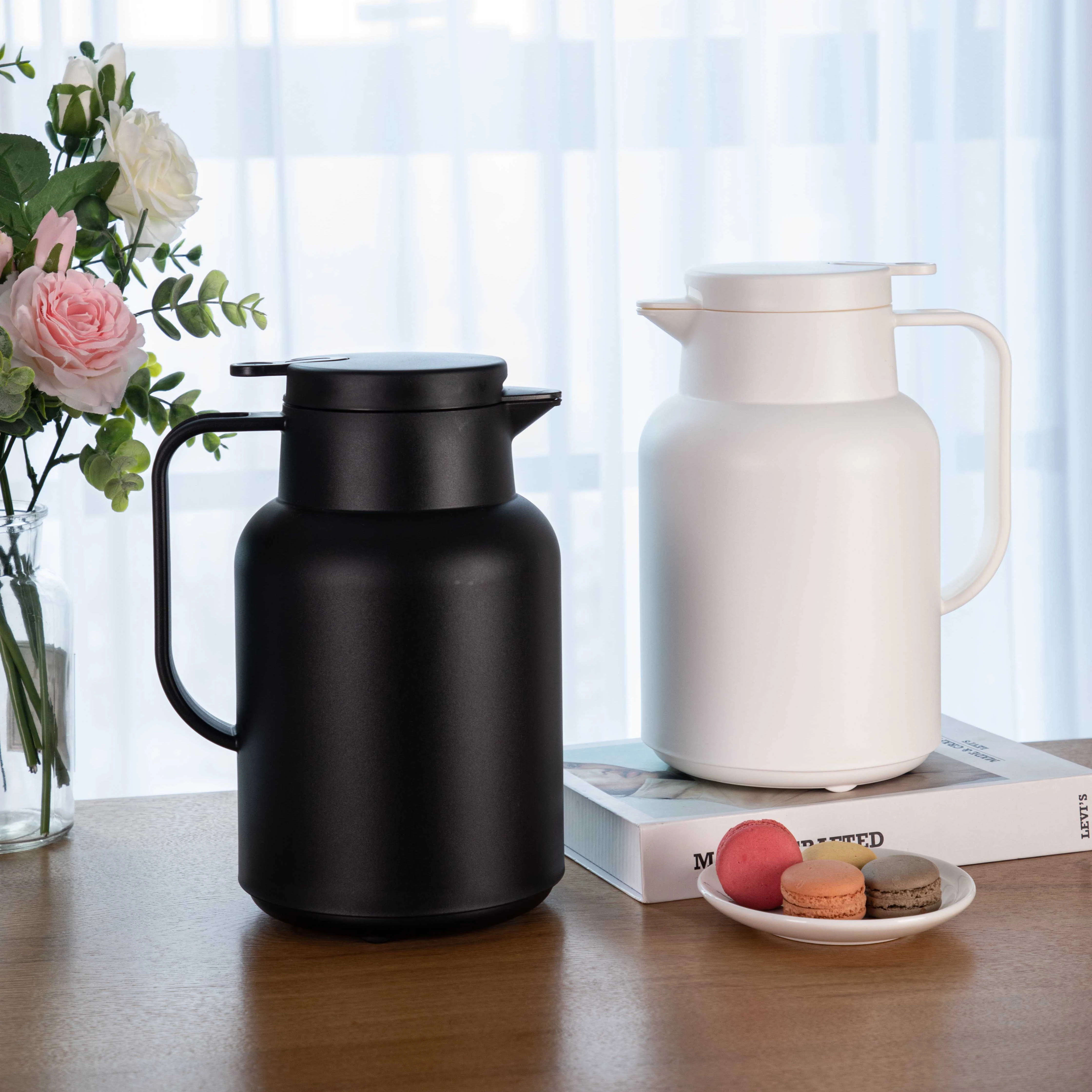
Glass Refill Inner Custom Printing Decal Hot Tea Coffee Plastic Vacuum Thermal Thermos Flask 