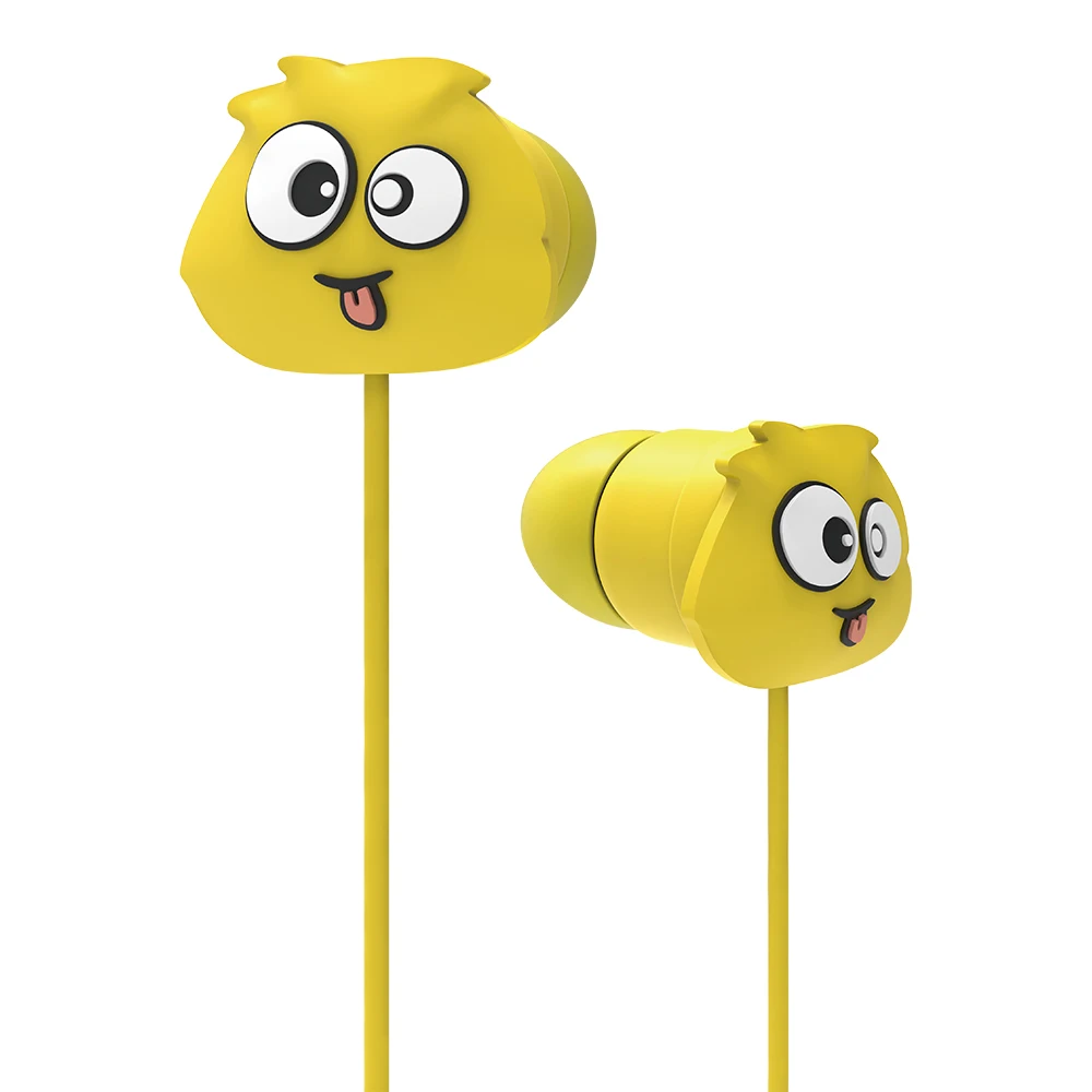 2022 guangdong electronic product cute earphone for girls cartoon kids wired headphones with microphone