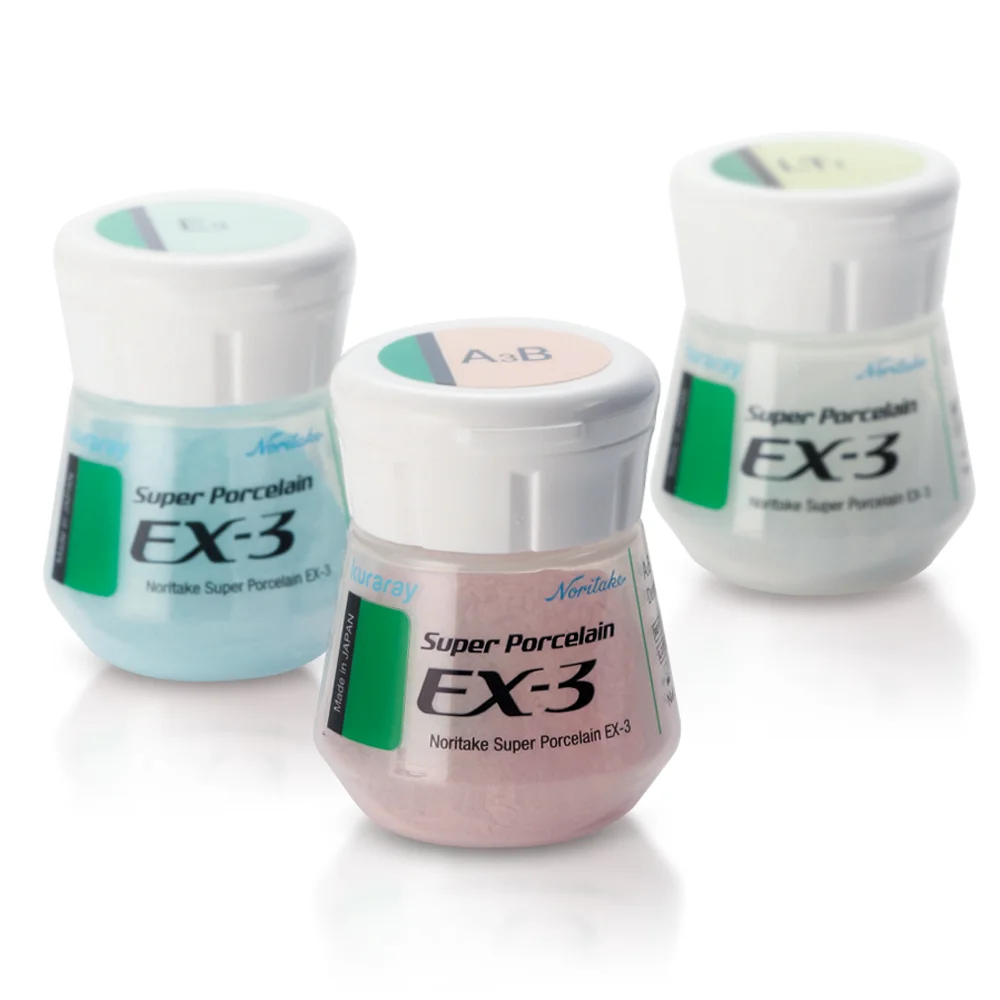 Dental Lab Material Transparent Dental Porcelain 50g Noritake EX-3 Kuraray Porcelain Powder