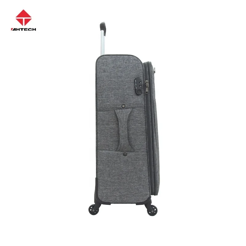 Anti Water Expandable Softside Bag Durable Large Ultra Lightweight Checked Suitcase with Rolling Spinner Wheels