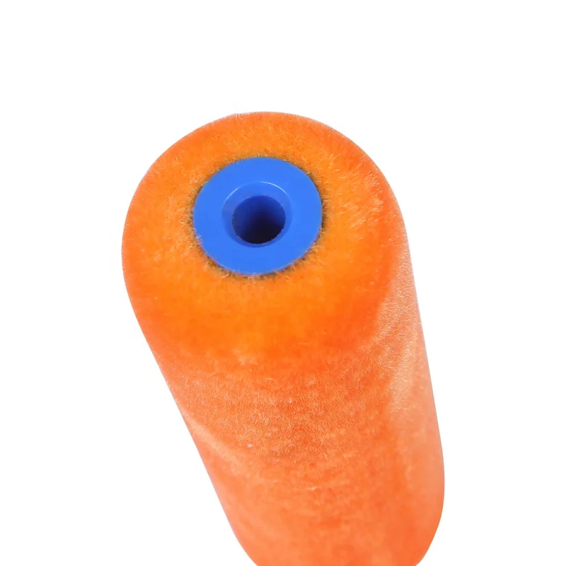 High Quality Orange Flock Foam Paint Roller Cover