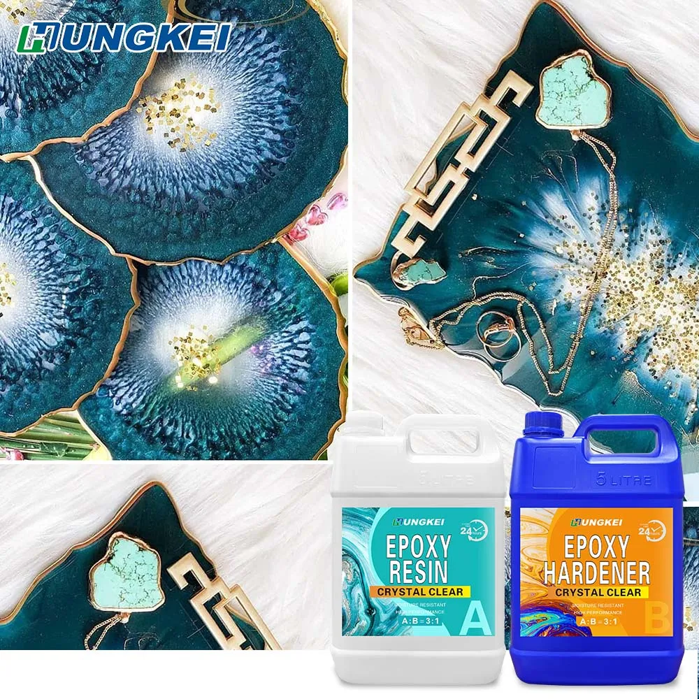 Wholesale Deep Pour Hardener Silicone Glue Kit Floor Crystal Price Liquid Clear Table Epoxy Resin