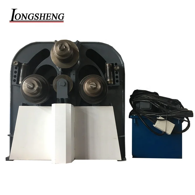 
W24S-16 Hydraulic 3 Rolls tube roller bending making machine angle steel profile bending roll machine 