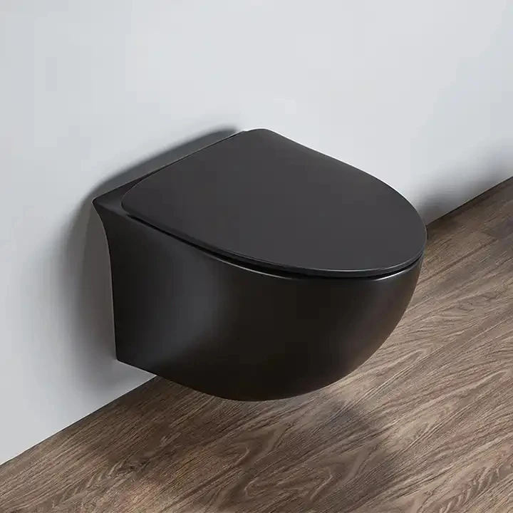European Sanitaryware Ceramic Standard Wall Hung Toilet Bowl High Quality Wall Hanging Commode Bedroom Wall Mounted Toilet