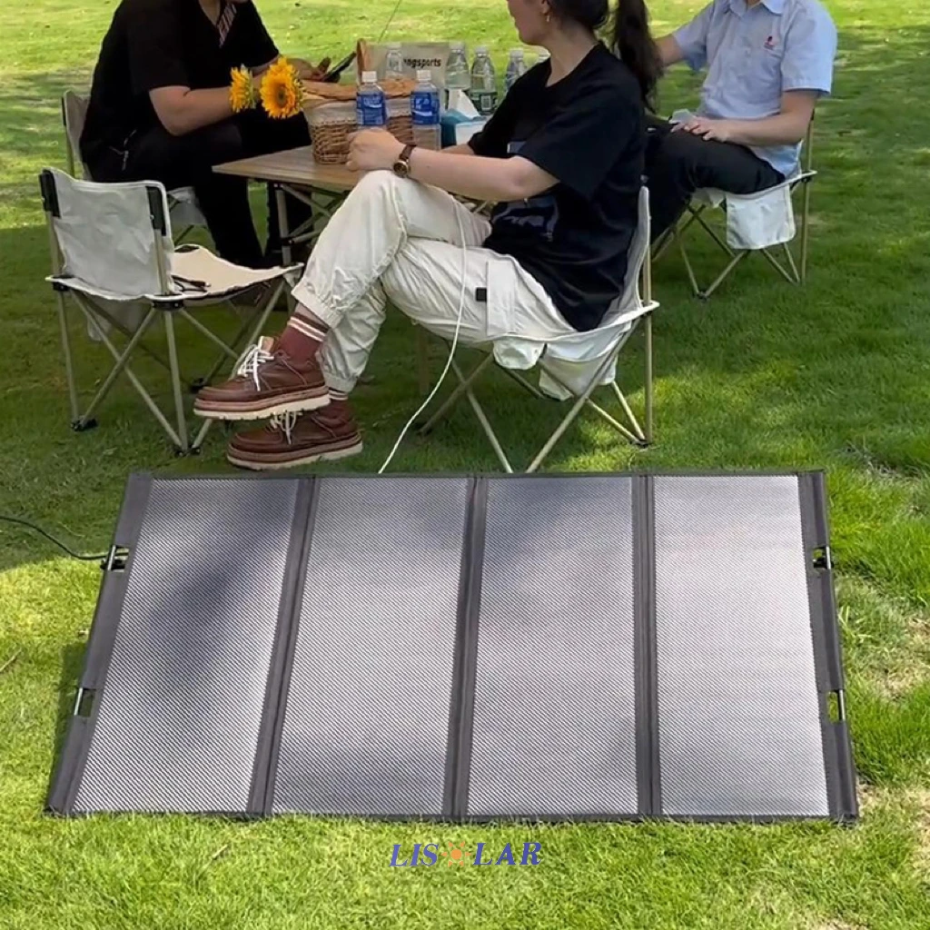 100W  Foldable Solar Panels Charger with imbricated Technology for Portable Power Station Solar Generator and Off-grid Devices