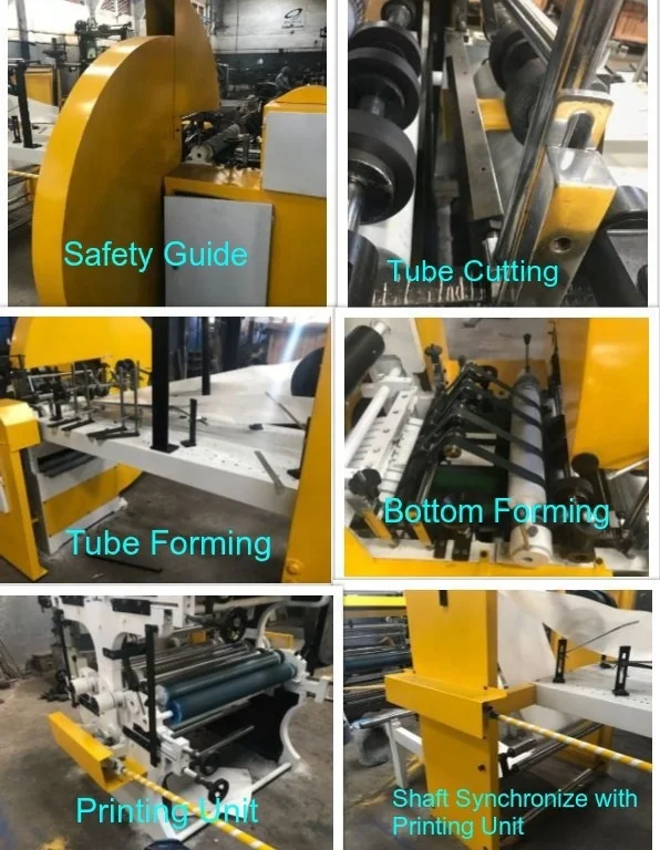 
High Speed Simple Sharp V Bottom sealed Kraft Roll Feeding Paper Shopping Bag Forming Machine With Flexo Printing Price in India 