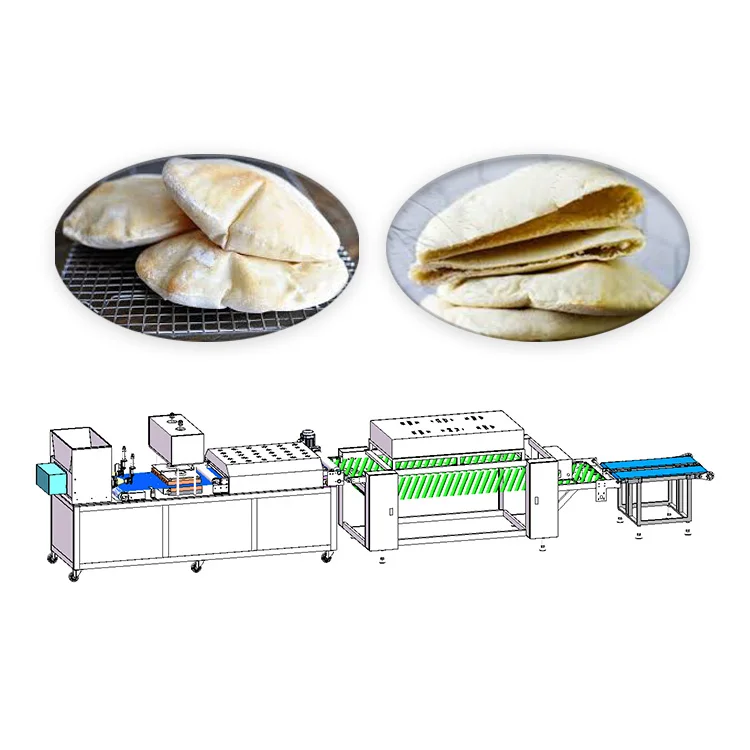 Tortilla Making Machine Price of Arabic Bread Making automatic pita bread production line