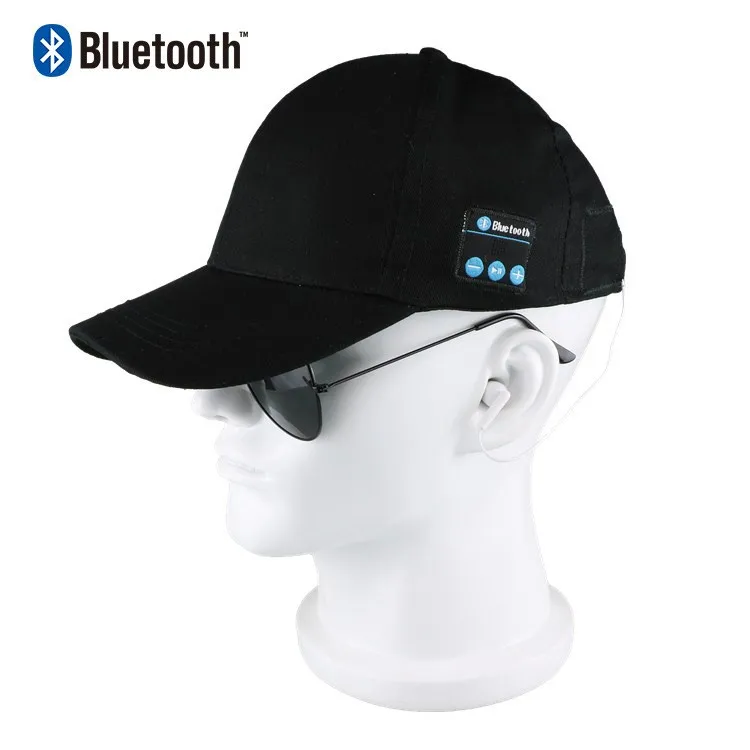 LED luminous Cap USB charging bluetooth music hat baseball hat with bluetooth function sports spot bluetooth headset hat