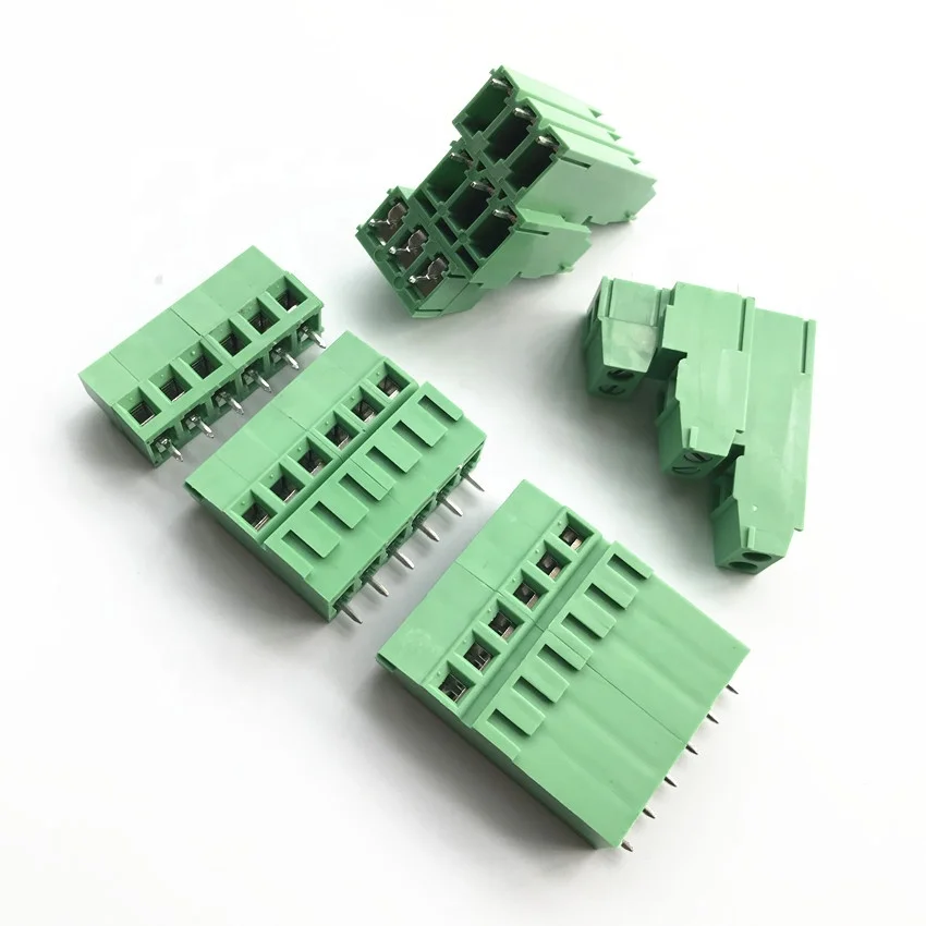 Hot sales screw terminal blocks  KF128A3 DG500 three rows terminal blocks connector for PCB