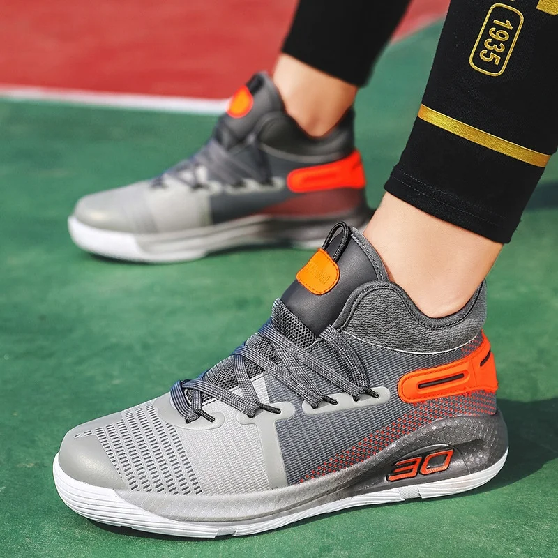 New fashion high top men running shoes sports casual men basketball shoes