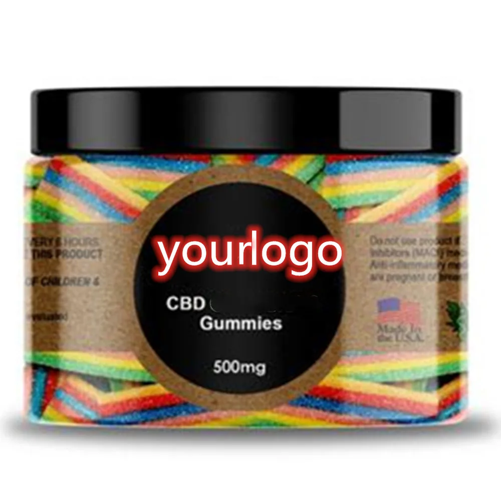 
Fancyli Hot selling private label cbd gummies different flavors 8oz 500mg packed in Jar 