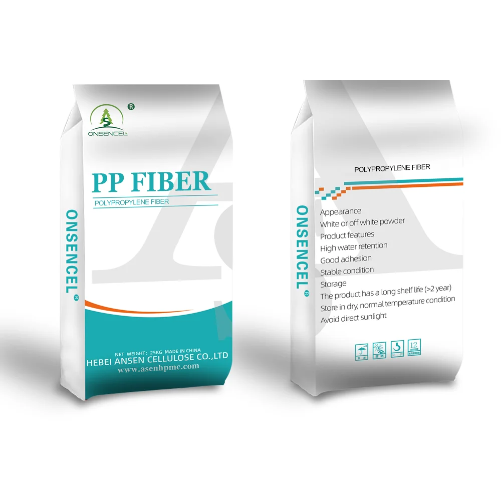 Engineering polypropylene fibers construction use concrete PP fibers